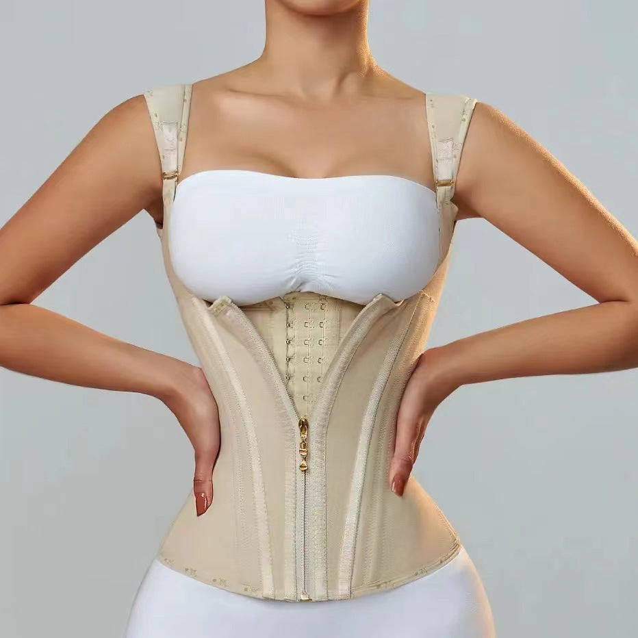 Zip & Breasted Body Shaper Tank Top