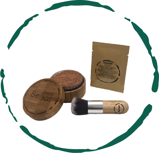 Bronzer Loose Powder Natural Cosmetic Set