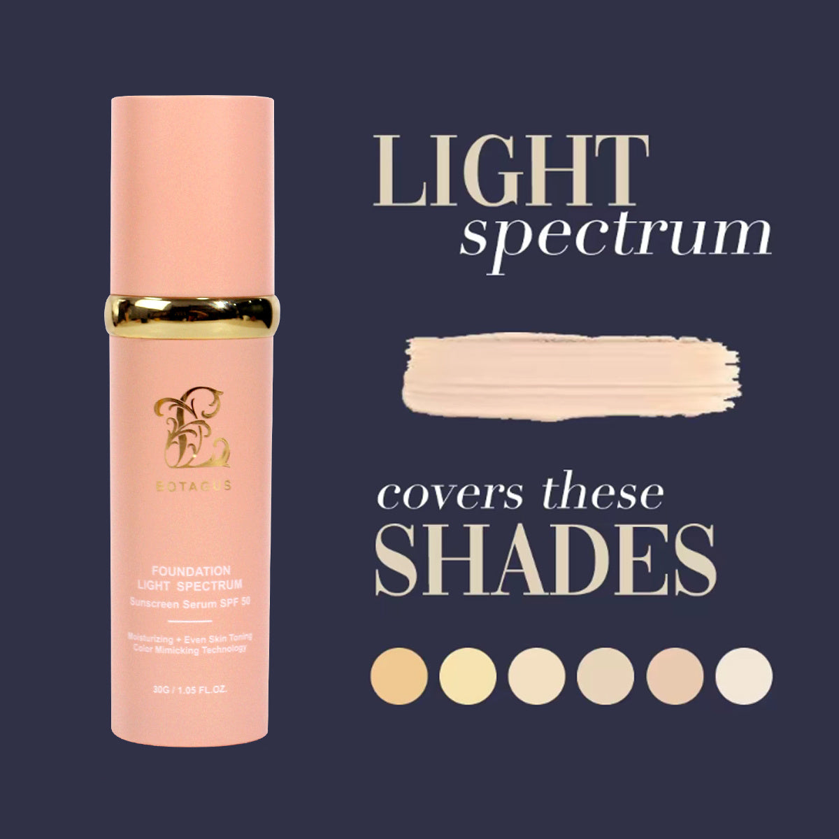 SPF 50 Foundation 4 In 1-Light Spectrum Concealer