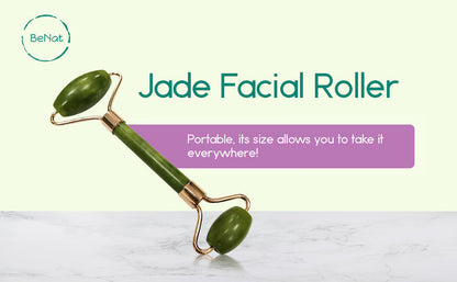 Jade Roller and Gua Sha Set in Elegant Gift Box