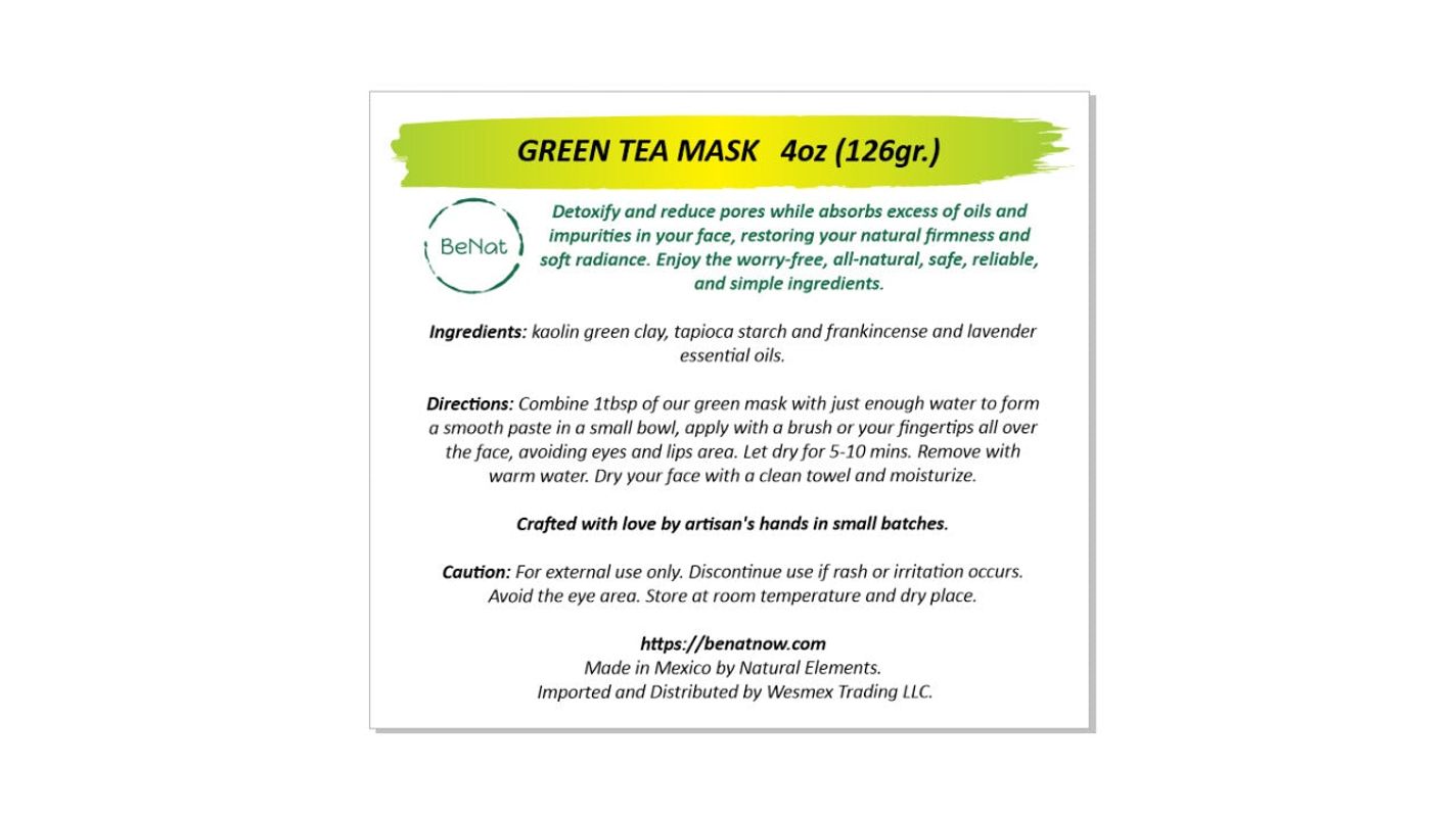 Green Clay Facial Mask