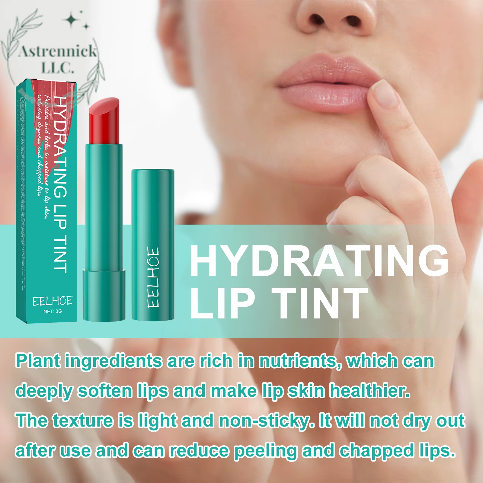 Moisturizing Jelly Lip Gloss 6-Color  - Long-Lasting, Transparent Lipstick with Anti-Drying Formula to Reduce Lip Lines and Enhance Color