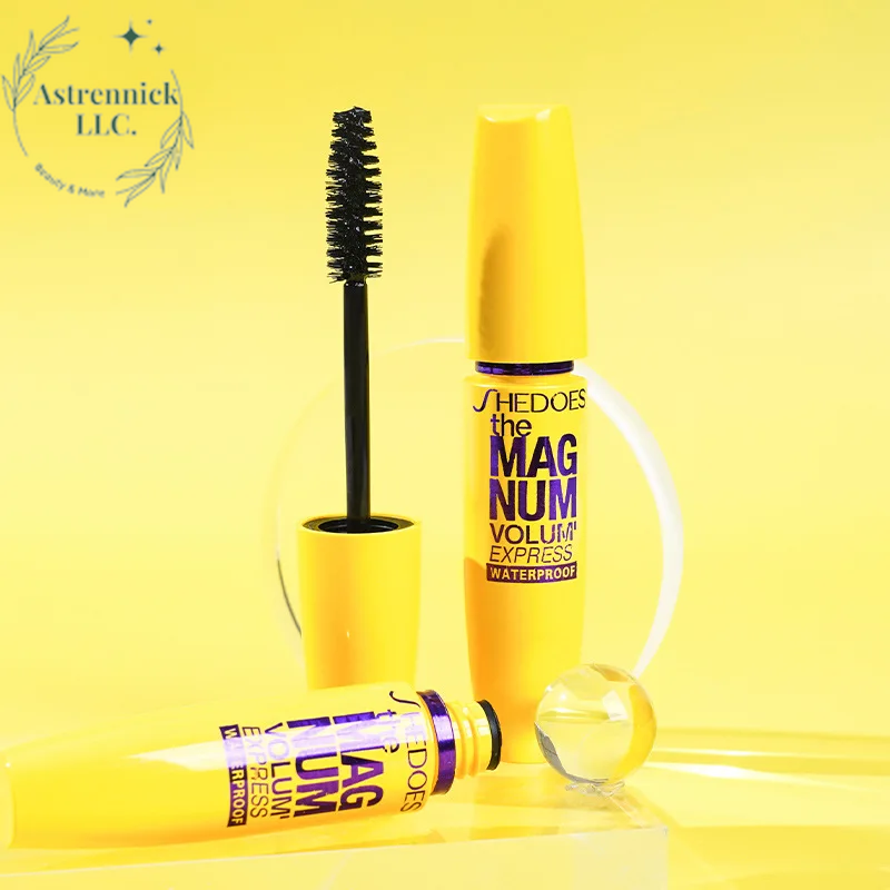 4D Waterproof Mascara for Thickening, Lengthening, and Curling with Liquid Fiber Technology