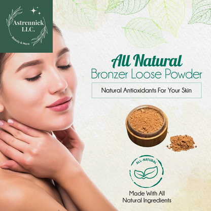 Eco-Friendly All-Natural Loose Bronzer Powder