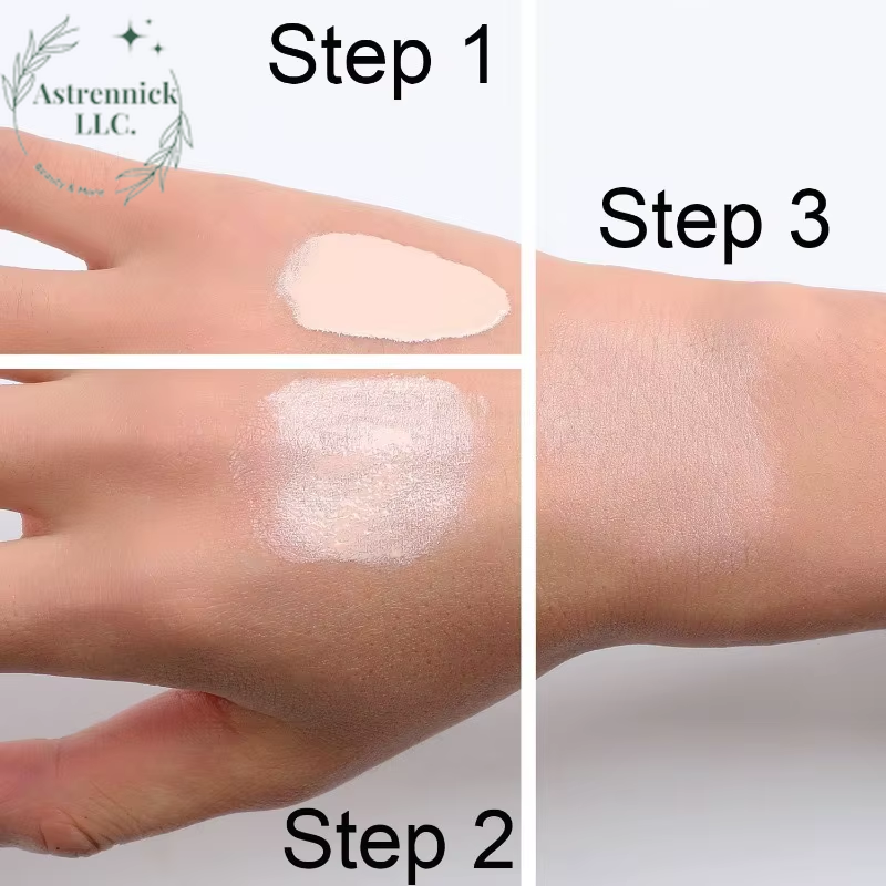 4-in-1 Hydrating Foundation with Medium Full Coverage, Concealer, SPF 50+, Longwearing Waterproof Formula for Natural Finish