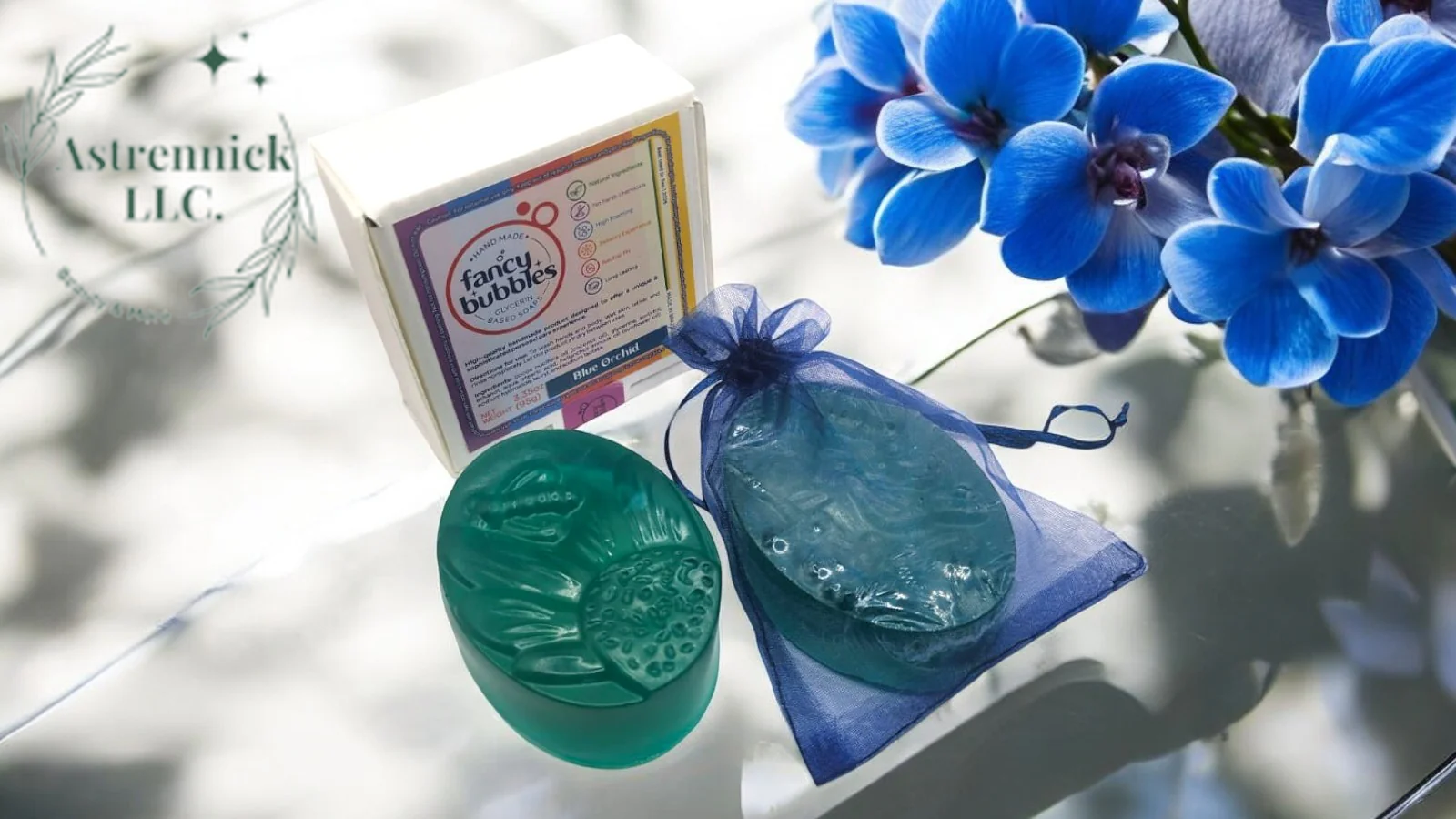 Artisanal Floral Line - Glycerin-Based Soaps from Brazil (Single Unit)