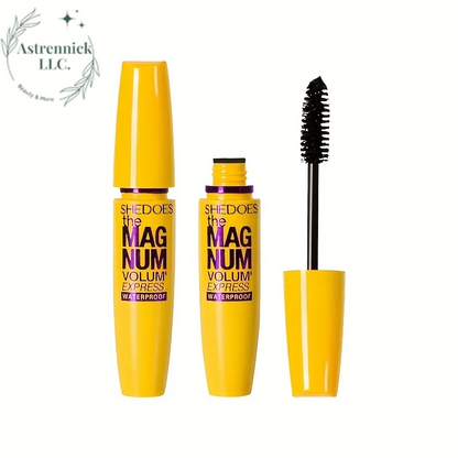 4D Waterproof Mascara for Thickening, Lengthening, and Curling with Liquid Fiber Technology